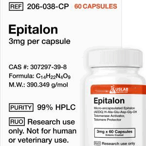 Epitalon 3mg (60 capsules) (Telomere Length)